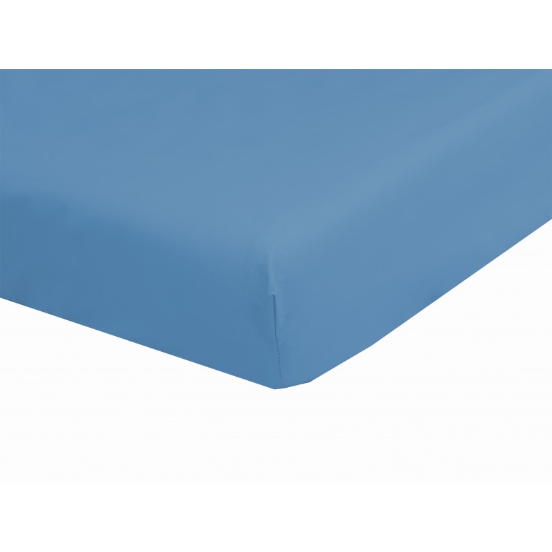 Drap Housse 2x80x200 Bleu pour lit électrique 100% Coton confectionné en  France : : Cuisine et Maison